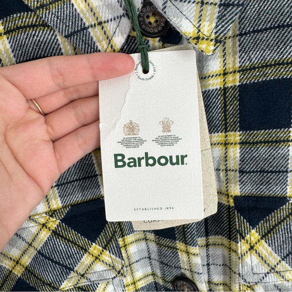 New! Barbour Lunan Plaid Button Down Dress Size US 10 - Picture 7 of 11